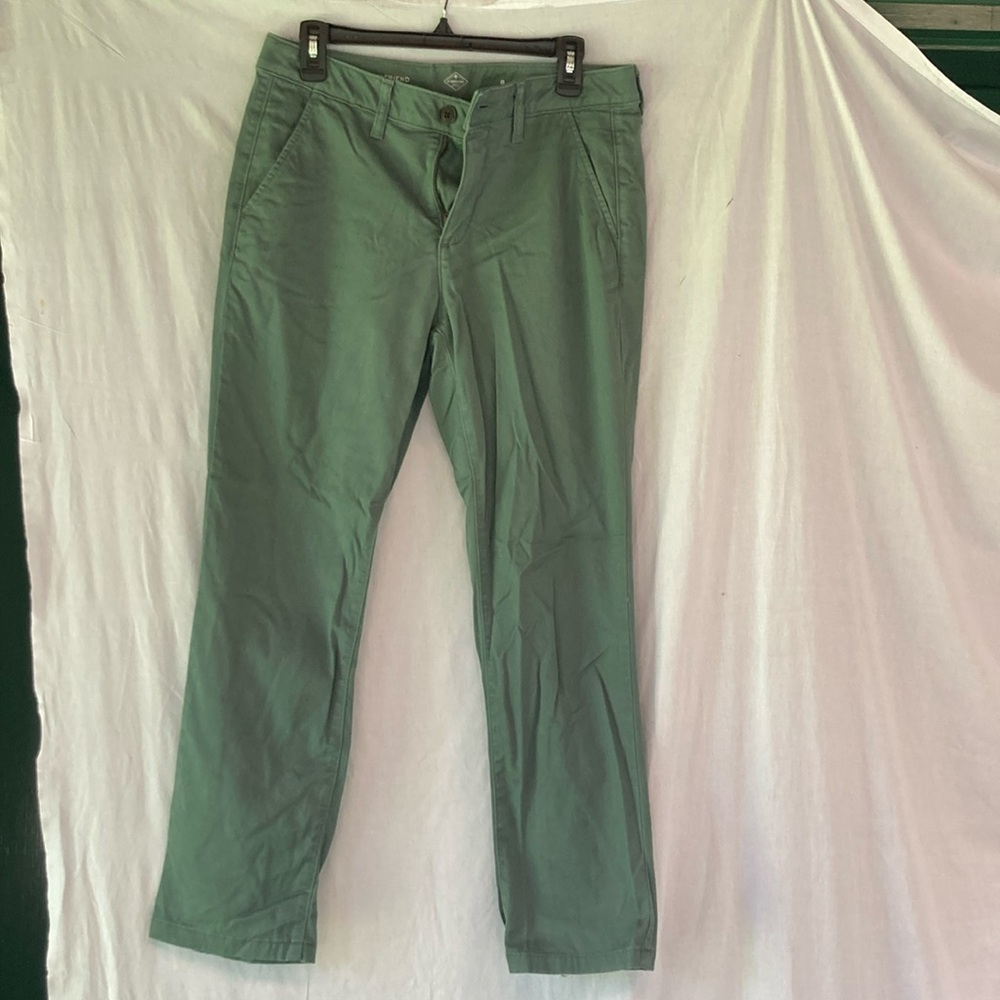 St. John's Bay Green Ankle Cropped Pants